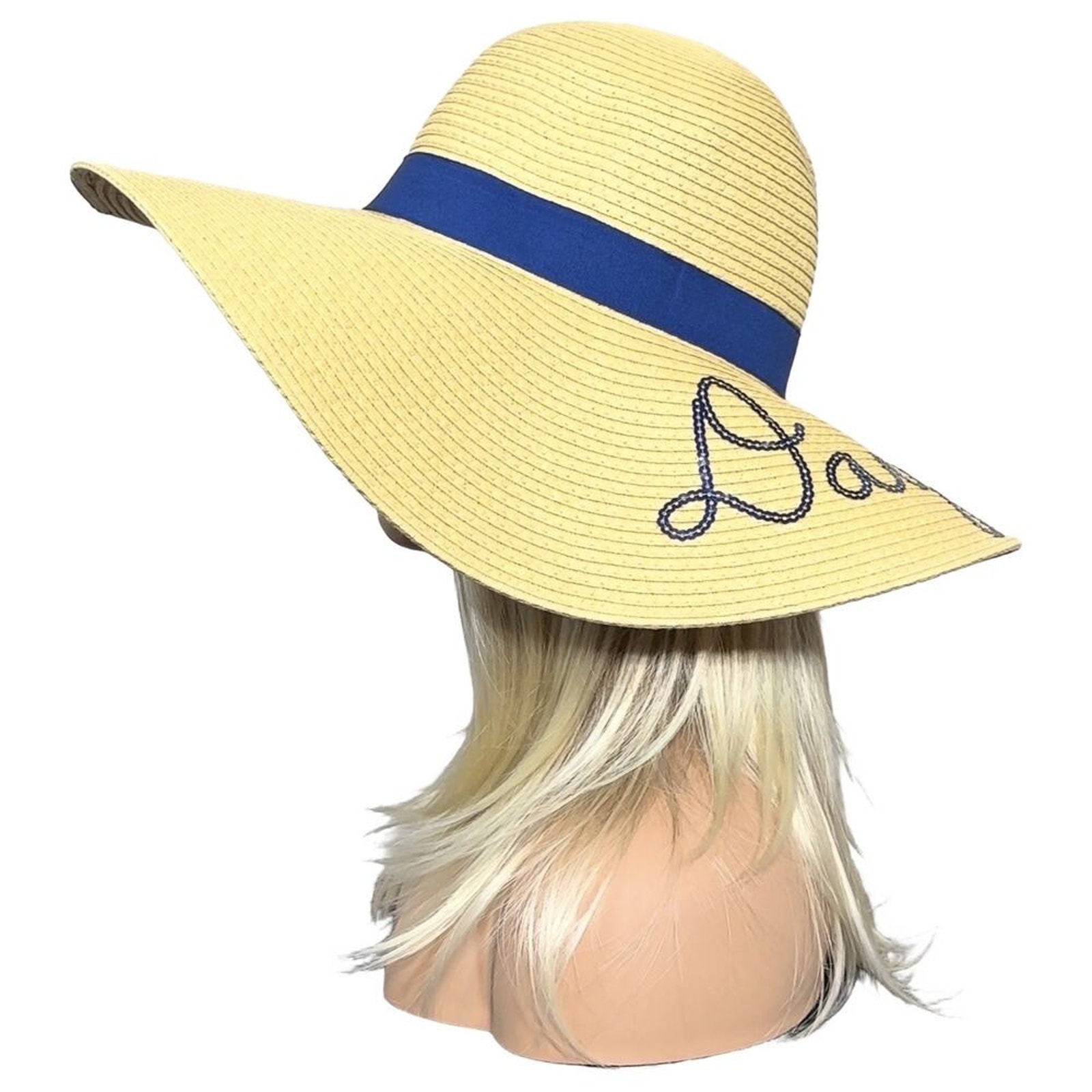 Large Brim Beach Sun Hat "Daydreamer" — image 6 of 8